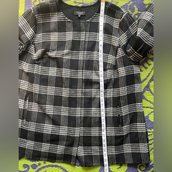 Talbots Wool Blend Plaid Topper Jacket Size 3X Petite - Picture 11 of 12